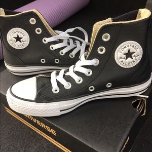 High top leather Converse