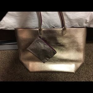 Bath & Body Works Tote with makeup bag