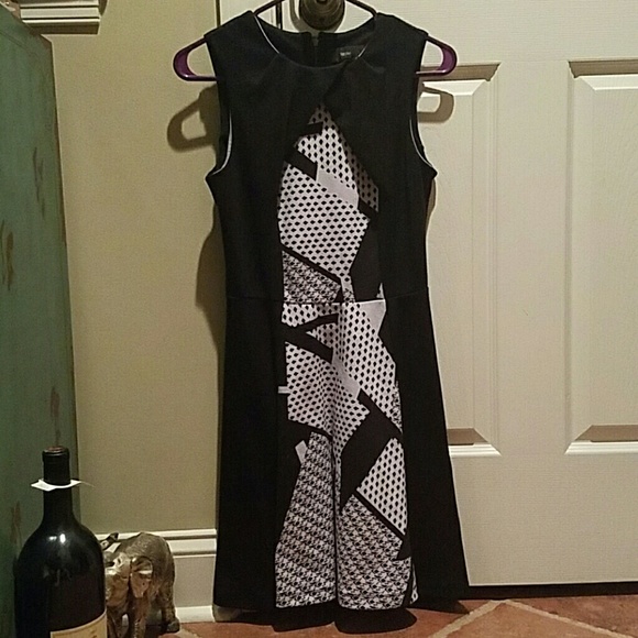 Geometric patterned dress