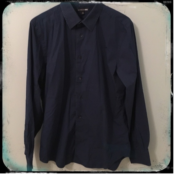 Express1MX Teal Button Down