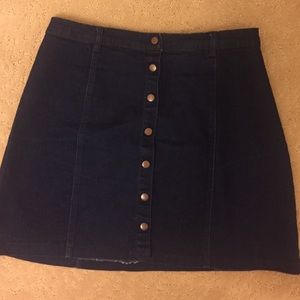 Jeans mini skirt