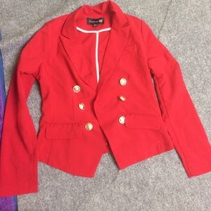 Forever 21 size small red blazer