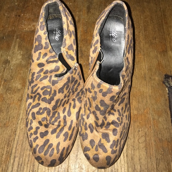 Massimo leopard booties