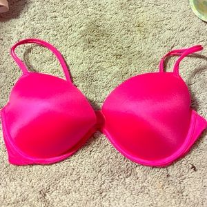 Pink bra!
