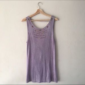 Free People Sleeveless Top Tie-dye Raincloud Combo