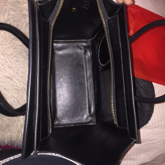 Celine micro smooth calf leather handbag. - Picture 2 of 4