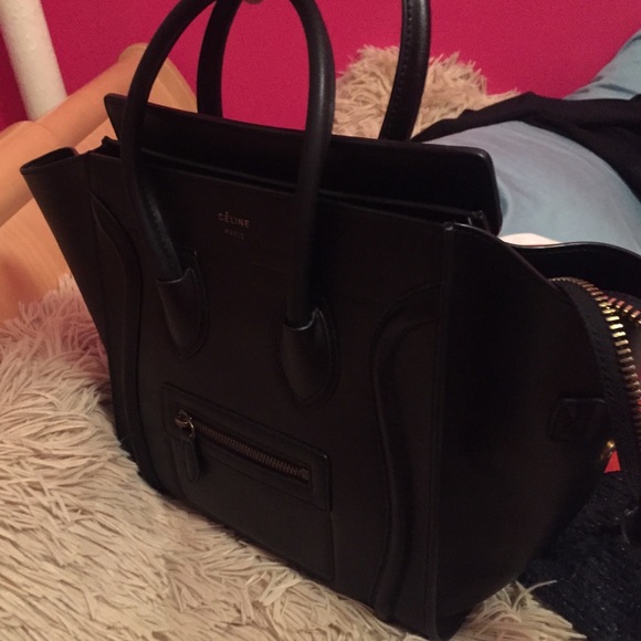 Celine micro smooth calf leather handbag. - Picture 4 of 4