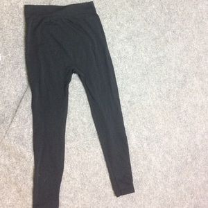 Gently worn black leggings
