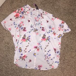 Flower pattern shawl