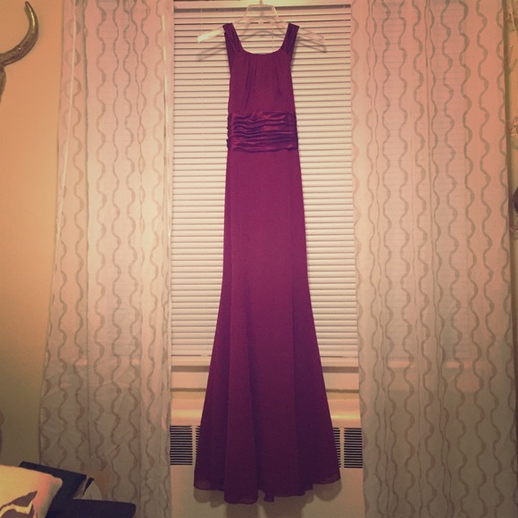 Davids Bridal --- Bridesmaid dress Wine size 6