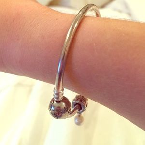 Pandora bangle charm bracelet