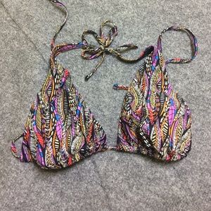 Juniors large tribal bikini top