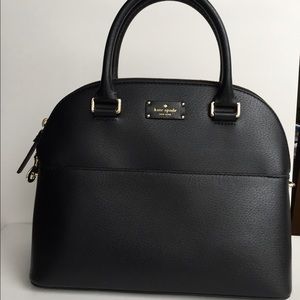KATE SPADE Wellesley Small Rachelle Satchel Black KATE SPADE Wellesley Small Rachelle Satchel Black