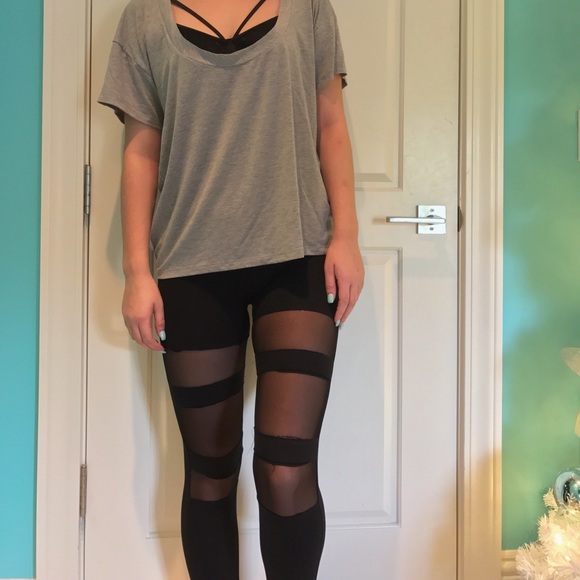 Sexy Mesh Leggings - Picture 4 of 5