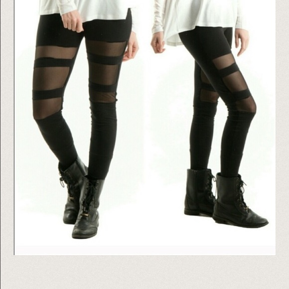 Sexy Mesh Leggings - Picture 5 of 5