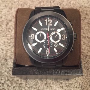 MK Chronograph Black Ion-plated Men's Watch