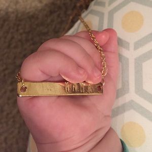 Hand Stamped Mama Necklace