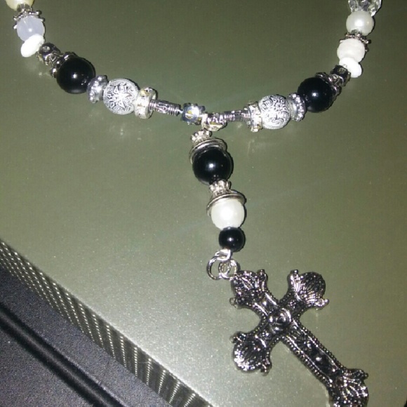 Beautiful one of a kind beaded Rosary