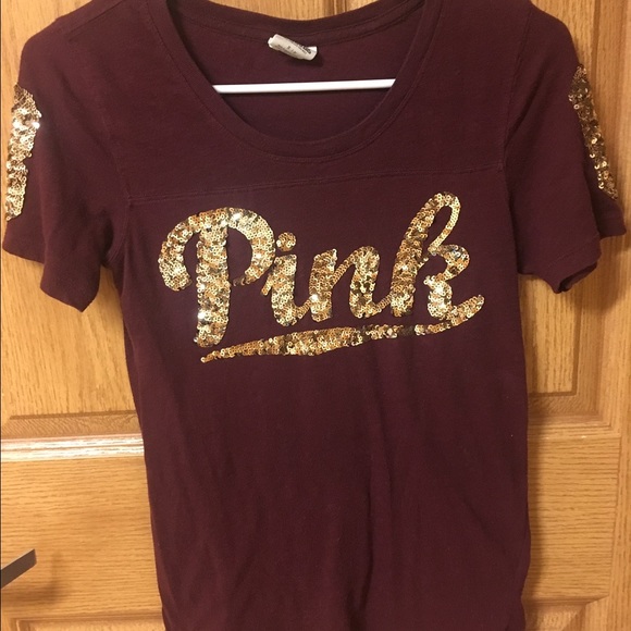 VS Pink sequin t shirt
