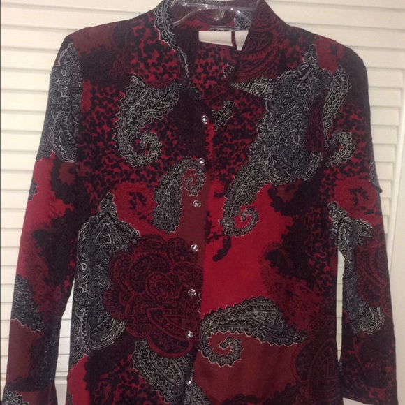 Chico's Paisley Blouse size 0