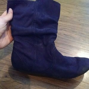 Purple boots