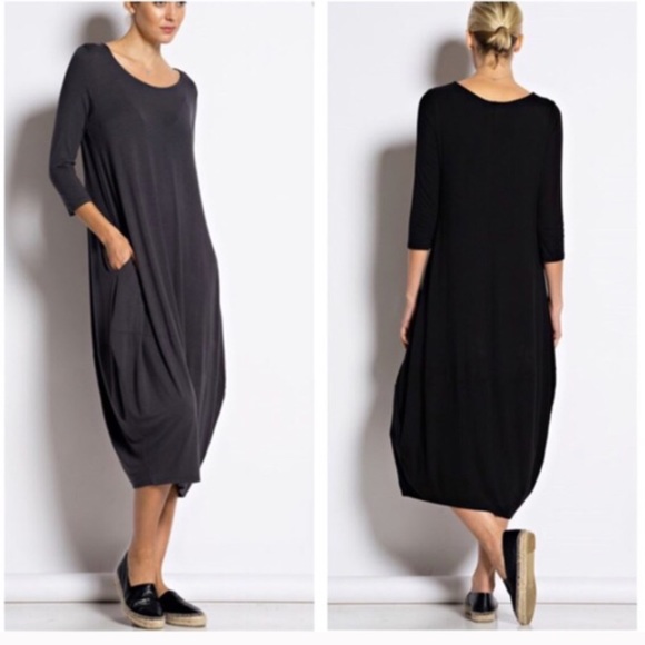 ✨LAST ONE ✨Chic loose fit dress with pockets - Picture 2 of 5