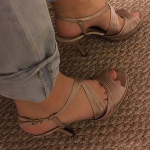 Strappy heels