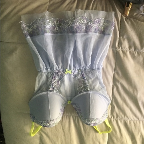 Light purple and green teddy