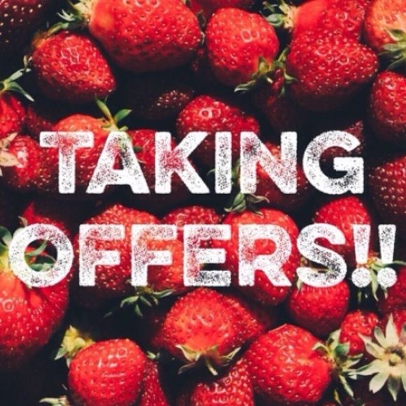 Taking reasonable offers!