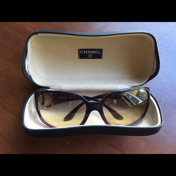 Chanel Dark Purple Sunglasses