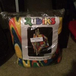 Melting rubix cube blanket