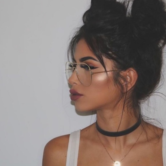 NO BRAND Accessories - LAST1//clear gold aviators