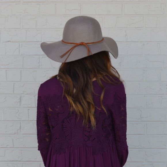 Boutique Star Gazing Black Floppy Hats - Picture 3 of 4