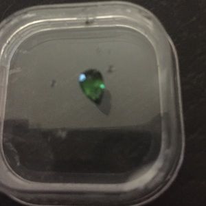 Tanzanzian Tsavorite , Dark Green 1/2 K Pear shape