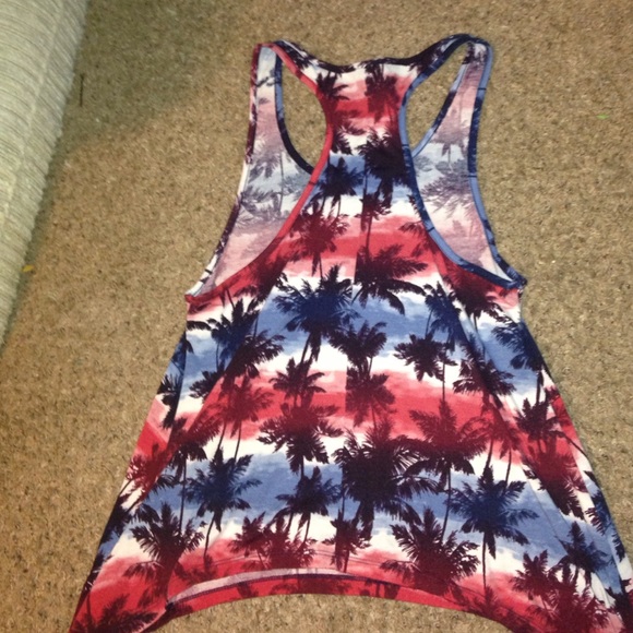 Palm trees tank top - Picture 2 of 2