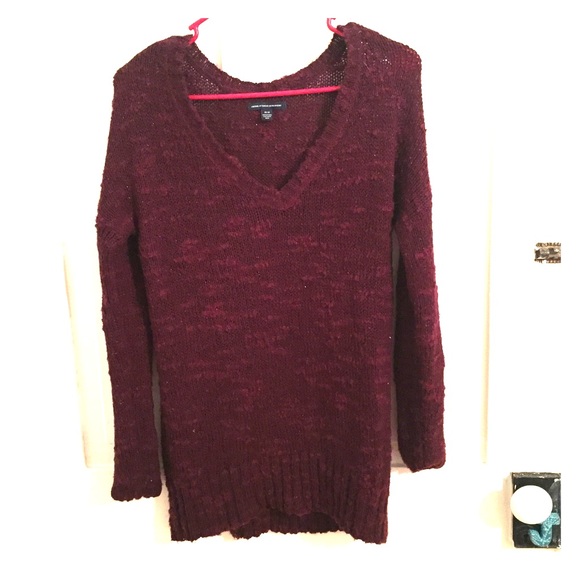 Maroon American Eagle Sweater