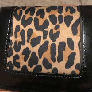 Kate spade leopard wallet
