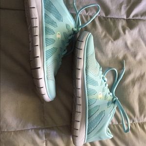 Blue champion workout shoes