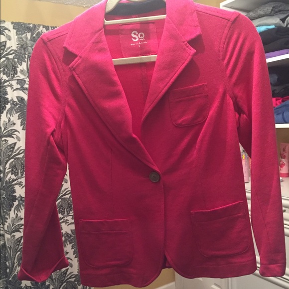 Pink blazer