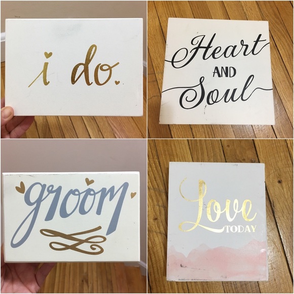 Wedding Box Signs Bundle - Picture 1 of 1