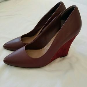 Oxblood Sole Society Wedges