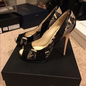 Giuseppe Zanotti multi color print heels