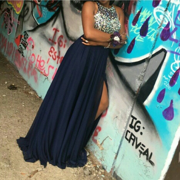 Sequins Embellished Prom Dress - Picture 2 of 4