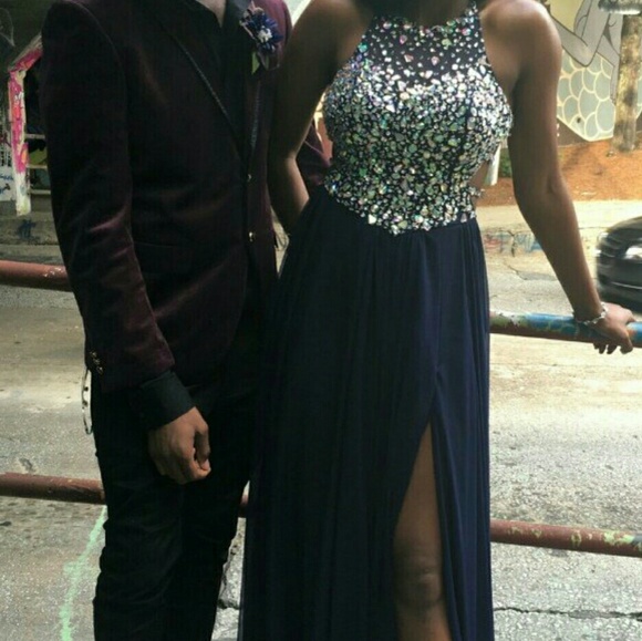 Sequins Embellished Prom Dress - Picture 4 of 4