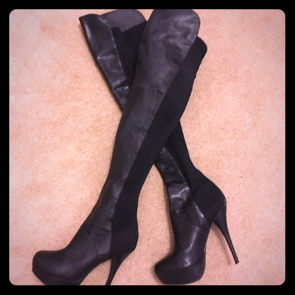 Platform thigh high Steve Madden 'neley' boot