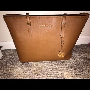 Large brown Michael Kors tote