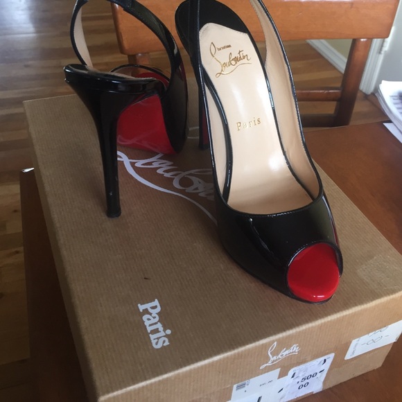 Christian Louboutin sling back