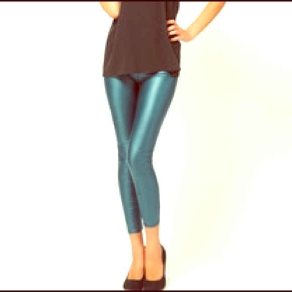 ASOS Leggings in Colored Rubber