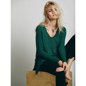 Green free people sunset thermal