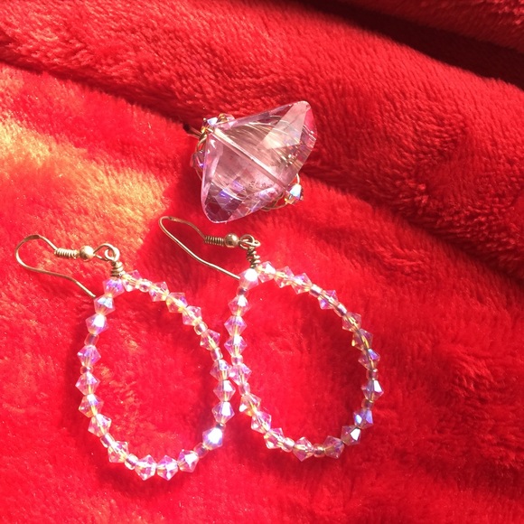 Earrings and Ring - Picture 1 of 4